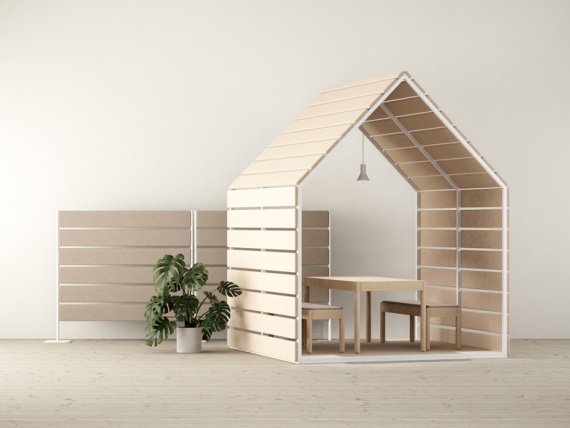 Дизайнер Йохан Кауппи представляет серию павильонов для офисов