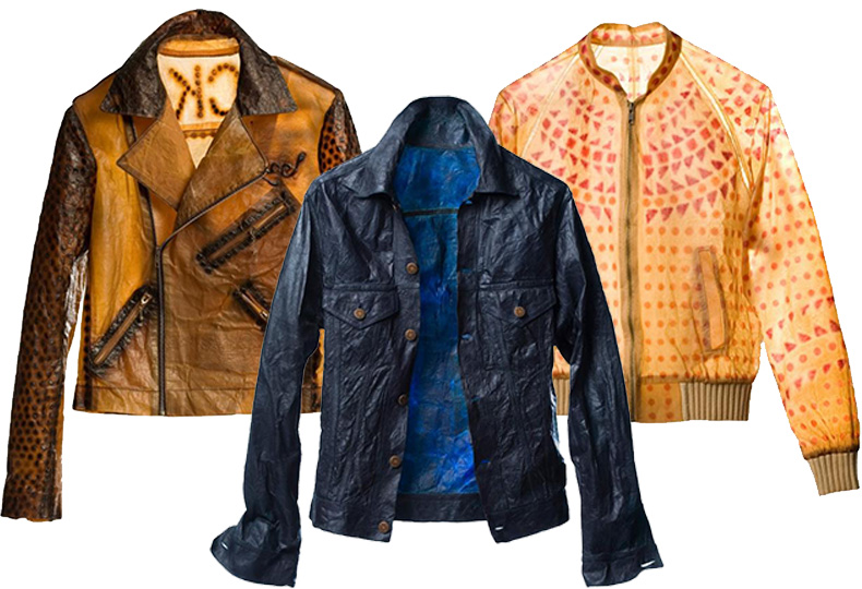 Куртки из чайного гриба комбуча, проект BioCouture Сьюзанн Ли