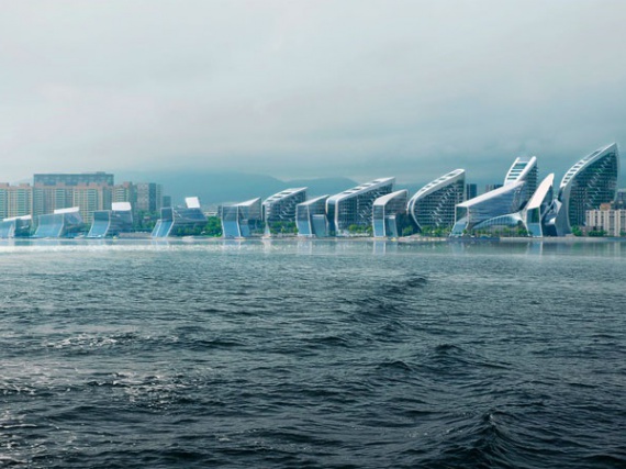 Бюро Zaha Hadid Architects построит 9 зданий на набережной в Новороссийске