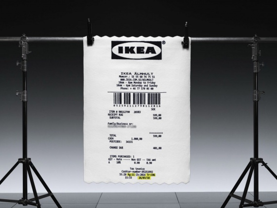 Вирджил Абло сделал ковер в виде чека IKEA