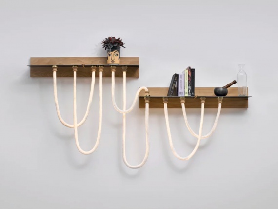 Дизайнеры StudioKnob сделали светильник из веревки
