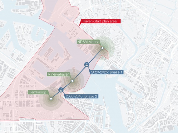 Голландцы UNStudio построят канатную дорогу в Амстердаме