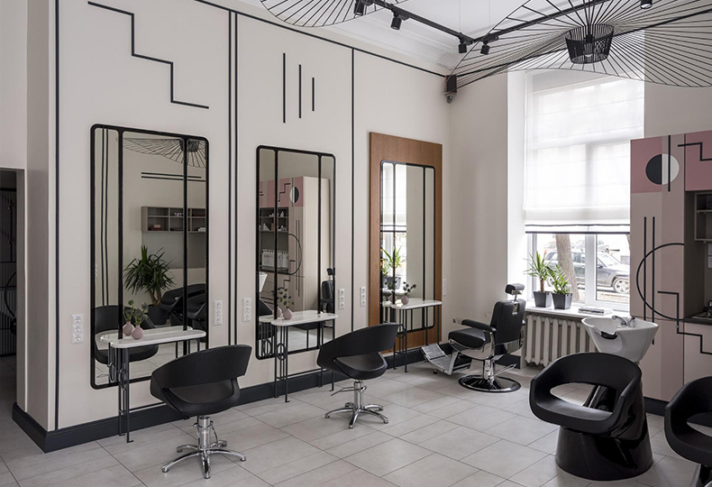 За красотой: салоны и парикмахерские с красивыми интерьерами | Читать Гид  design mate
