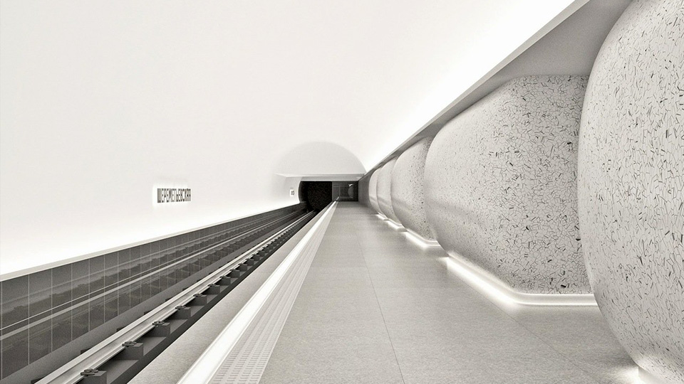 Проект станции метро «Шереметьевская», AI-architects