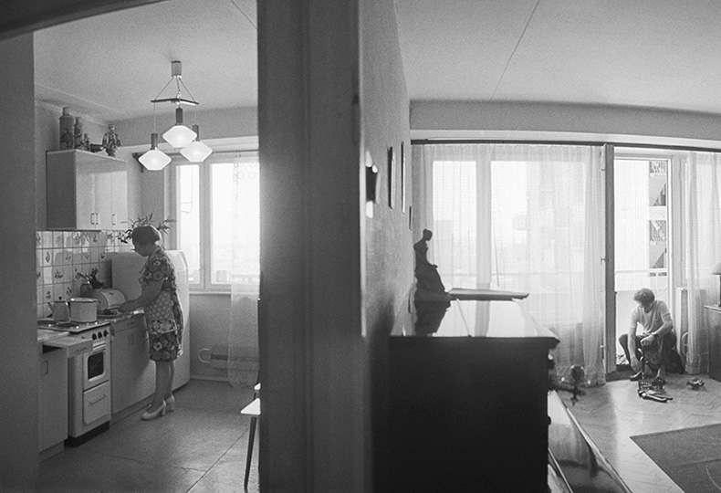 Квартира в районе массовой застройки Химки — Ховрино, 1977 год, фото: Олег Иванов, Борис Кавашкин/Фотохроника ТАСС