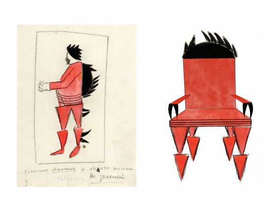 Дизайнер Анна Титова придумала стулья по эскизам Малевича