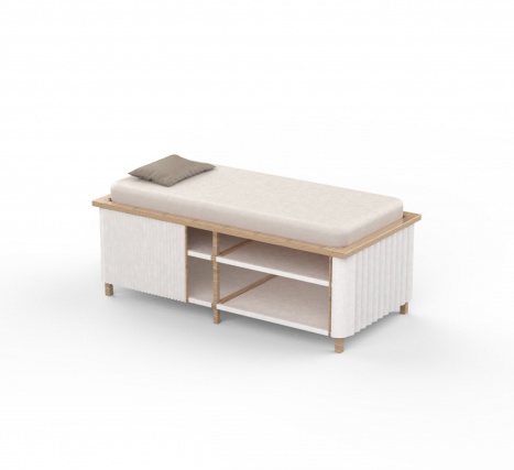 Сеульский дизайнер придумала кровать-шкаф для маленьких пространств