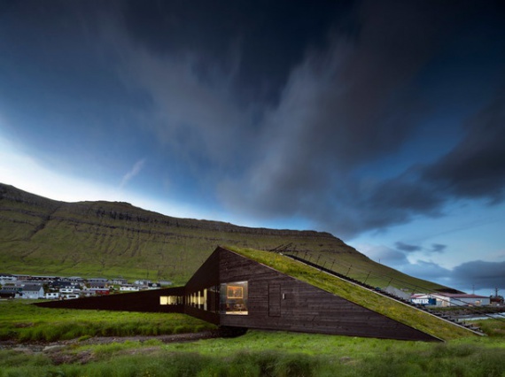 Архитекторы построили мост-ратушу на Фарерских островах