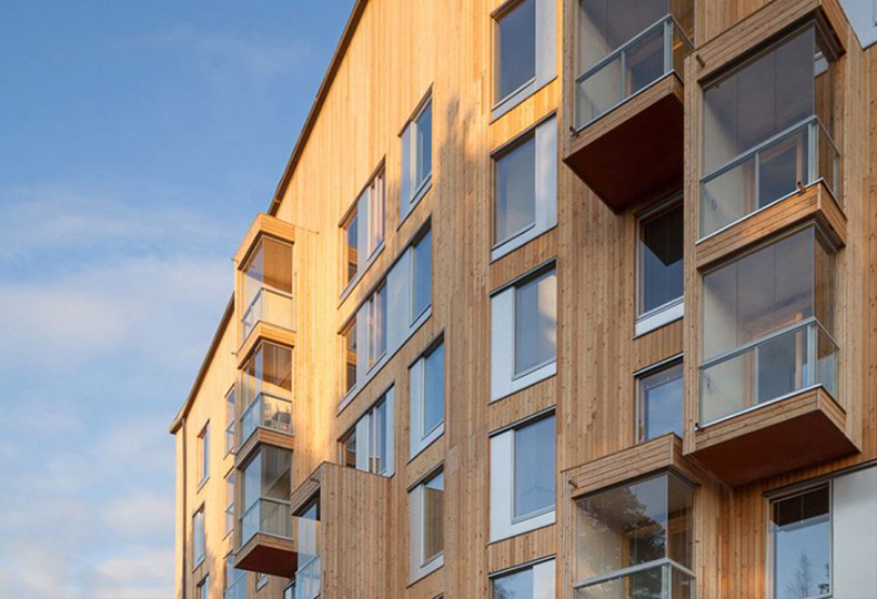 Эко-архитектура. Многоэтажные деревянные дома в Финляндии