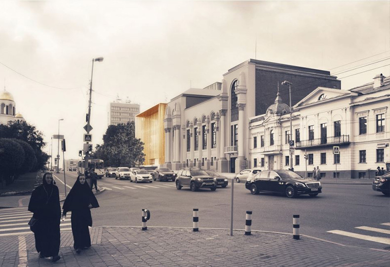 Проект реконструкции здания Свердловской государственной филармонии, Robert Gutowski Architects (Венгрия)