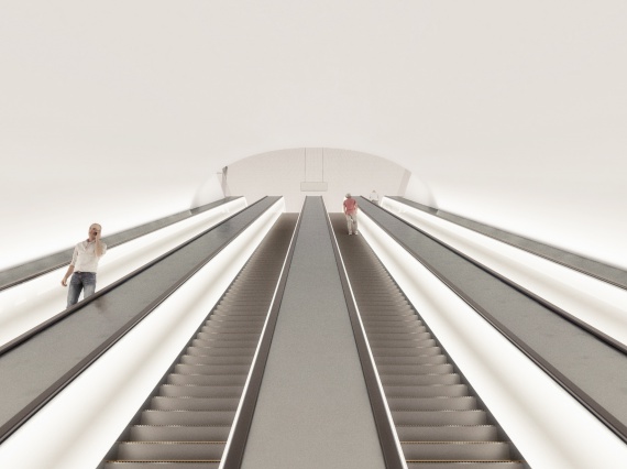 Новую станцию метро построят по дизайну бюро AI-architects