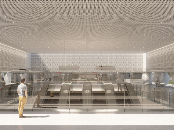 Новую станцию метро построят по дизайну бюро AI-architects