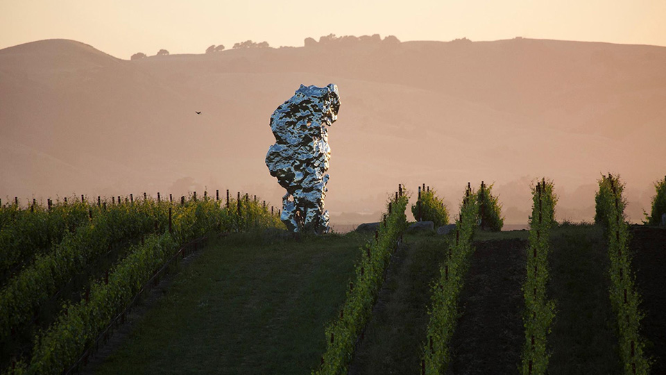 Частная коллекция: парк скульптур на виноградниках в Калифорнии