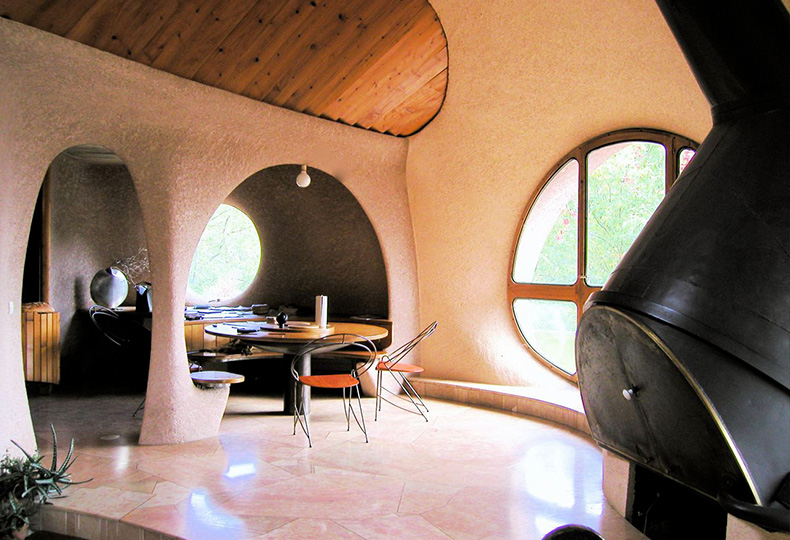 Бетонный дом, проект архитекторов Клода Хаусерманн-Кости и Жоэля Унала, Лабом, Франция