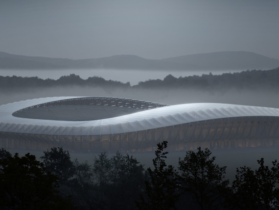 Zaha Hadid Architects построят первый в мире полностью деревянный стадион
