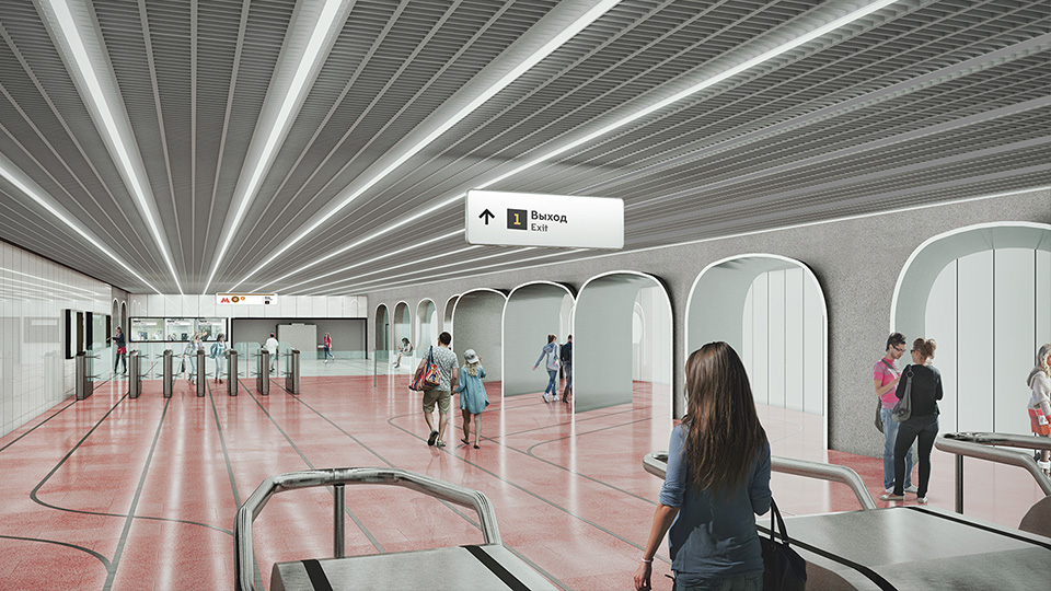 Станция метро «Ржевская». Архитектурное бюро Blank Architects. Строительство – 2019 год