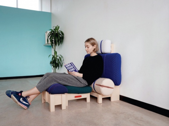 Французский дизайнер сделал мебель для тех, кто работает дома