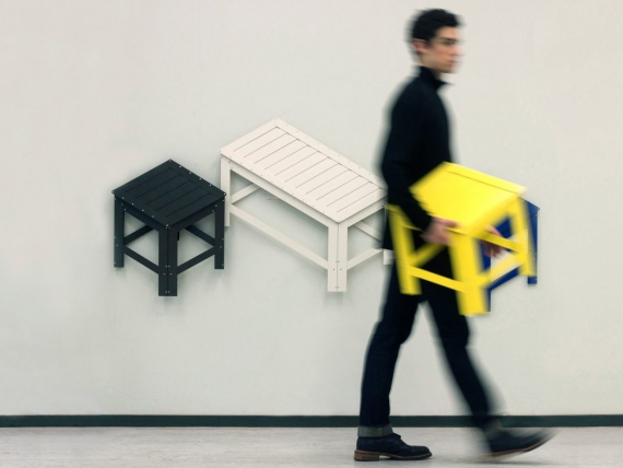 Чонга Чоуи создал мебель в трех измерениях