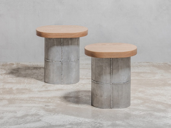 Чонгуа Сео создал мебель из алюминия для сеульского кафе