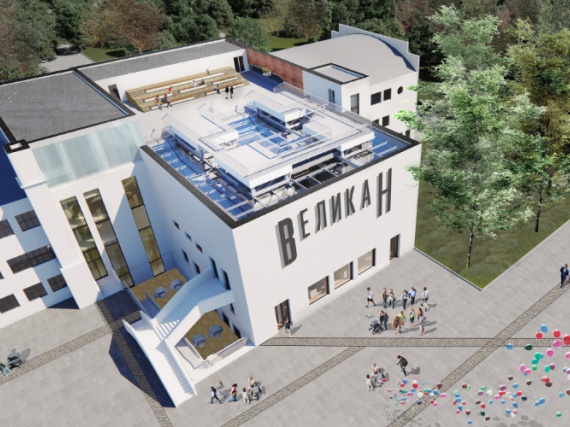 Kleinewelt Architekten показали проект реставрации кинотеатра «Великан» в Парке Горького