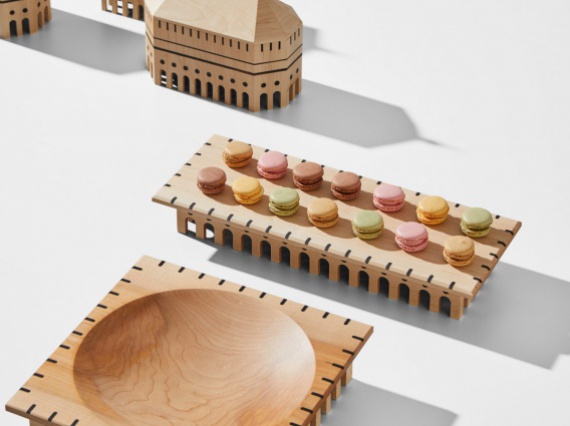 Mad Lab создали деревянные аксессуары в виде зданий