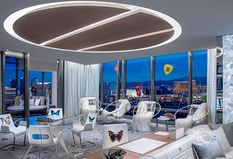 Самый дорогой гостиничный номер в мире отеля Palms Casino Resort в Лас-Вегасе по проекту Дэмиена Херста