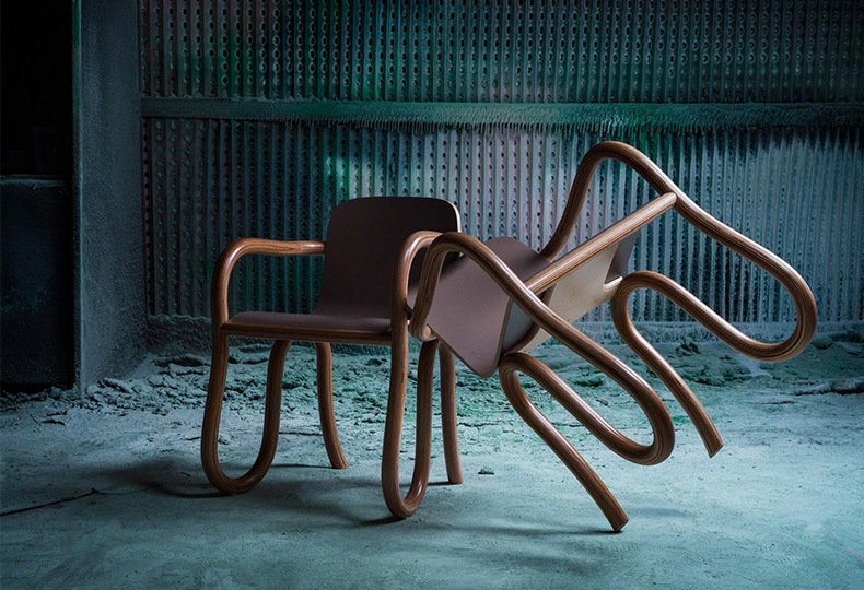 Стул художника Мэттью Дэй Джексона Kolho был разработан в сотрудничестве с финским производителем мебели Made by Choice и Formica Group