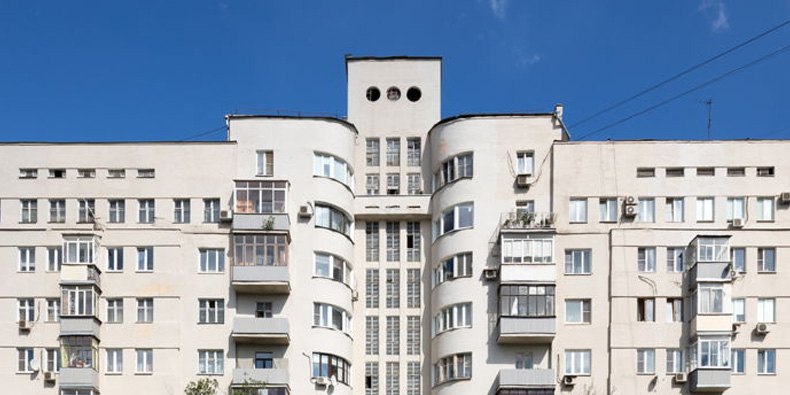 Дом Обрабстроя в Басманном тупике, квартира и лучший вид на Москву из 1931 года