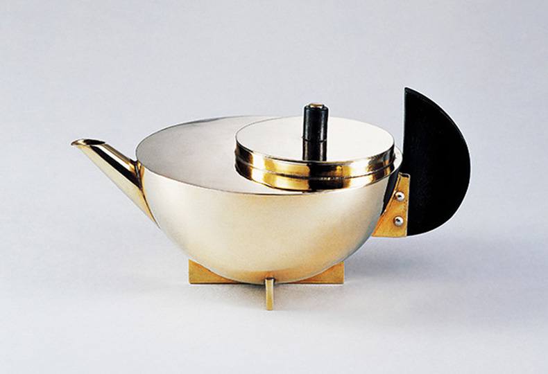 Заварочный чайник из латуни, Марианна Брандт, 1924