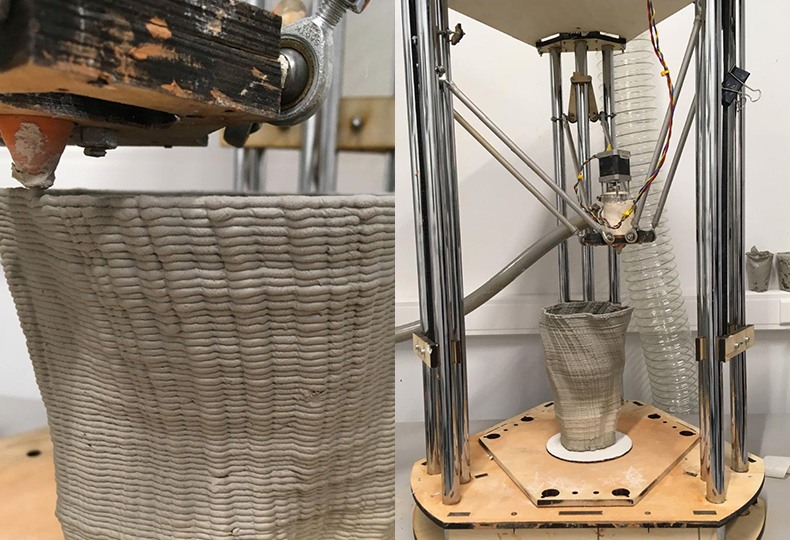 Проект «Плетение» - 3D-печать из керамики. Дизайнер Полина Шутова