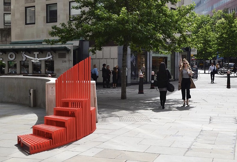 Конкурс City Benches на фестивале архитектуры в Лондоне. Benchtime, Anna Janiak Studio