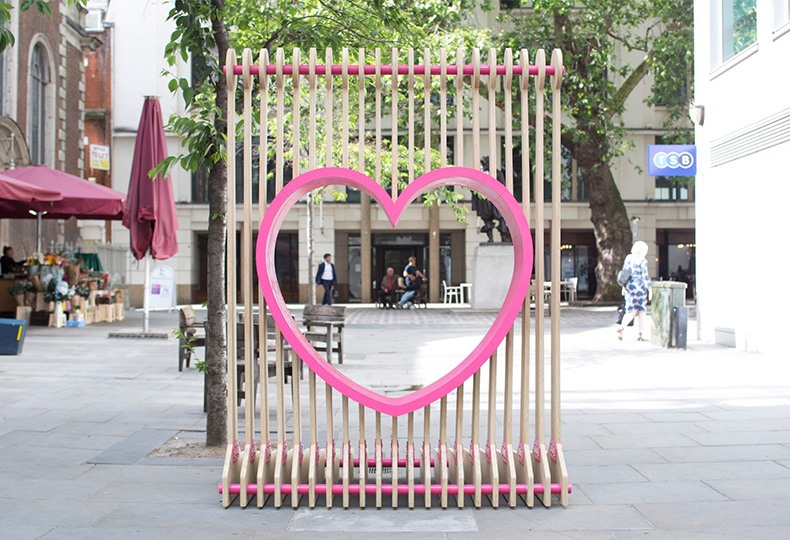 Конкурс City Benches на фестивале архитектуры в Лондоне. Love Without Borders, Armor Gutiérrez Rivas и Atelier La Juntana
