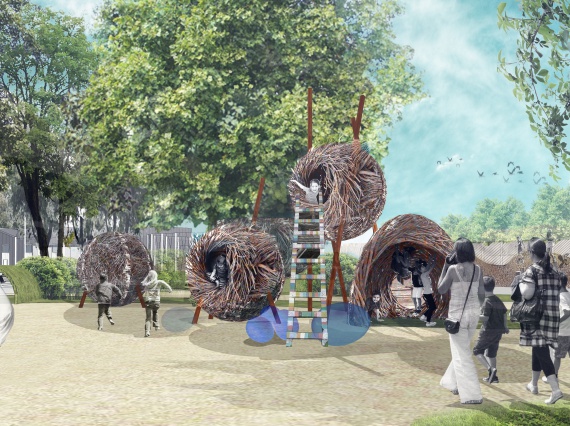 Детскую зону зоопарка по проекту Wowhaus откроют до конца лета