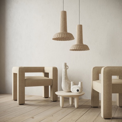 Украинский бренд Faina представил мебель из глины и льна