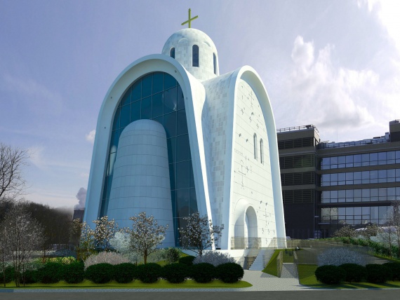 В Москве могут построить православный храм в современном стиле