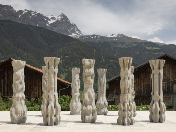 В Швейцарии напечатали на 3D-принтере колонны из бетона
