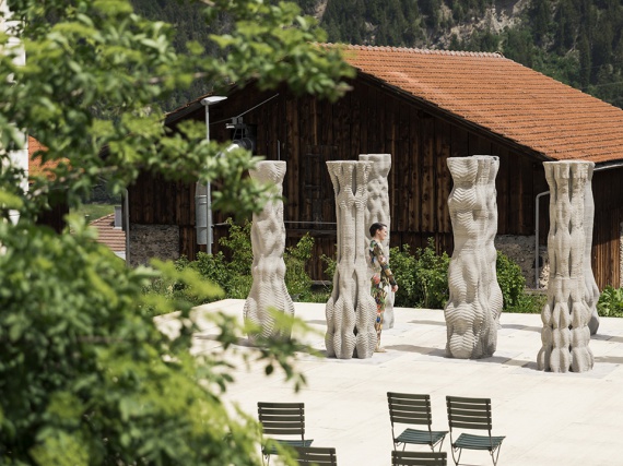 В Швейцарии напечатали на 3D-принтере колонны из бетона