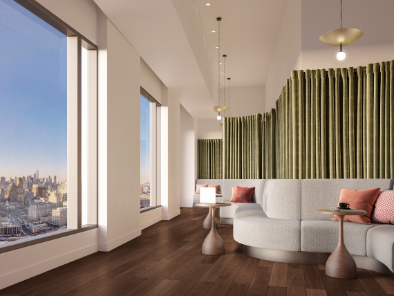 Михаэлис Бойд проектирует интерьеры для 57-этажной жилой башни в Бруклине