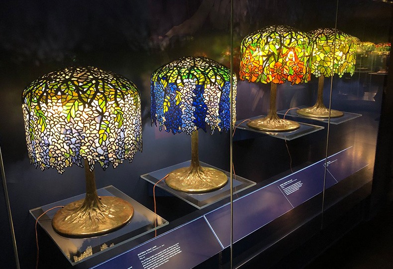 Лампы Tiffany, изготовлены в период 1900-1910 гг.