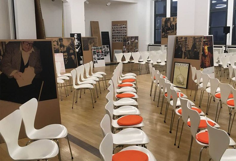 Лекционный зал в Музее современной литературы Немецкого литературного архива города Марбаха