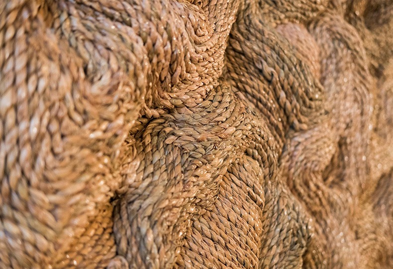 Первая кавказская биеннале современного искусства. Арджэн, плетеные циновки из прутьев камыша