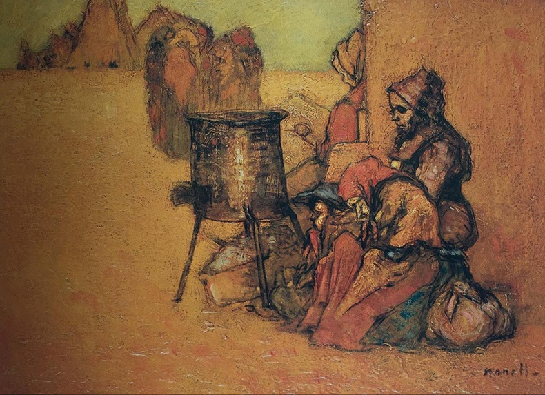 «Торговка каштанами (1897–1900), Изидре Нонель
