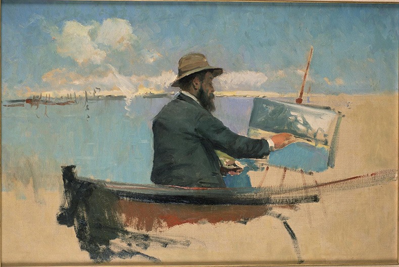 «Моя мастерская. Этюд» (ок. 1890), Элисеу Мейфрен