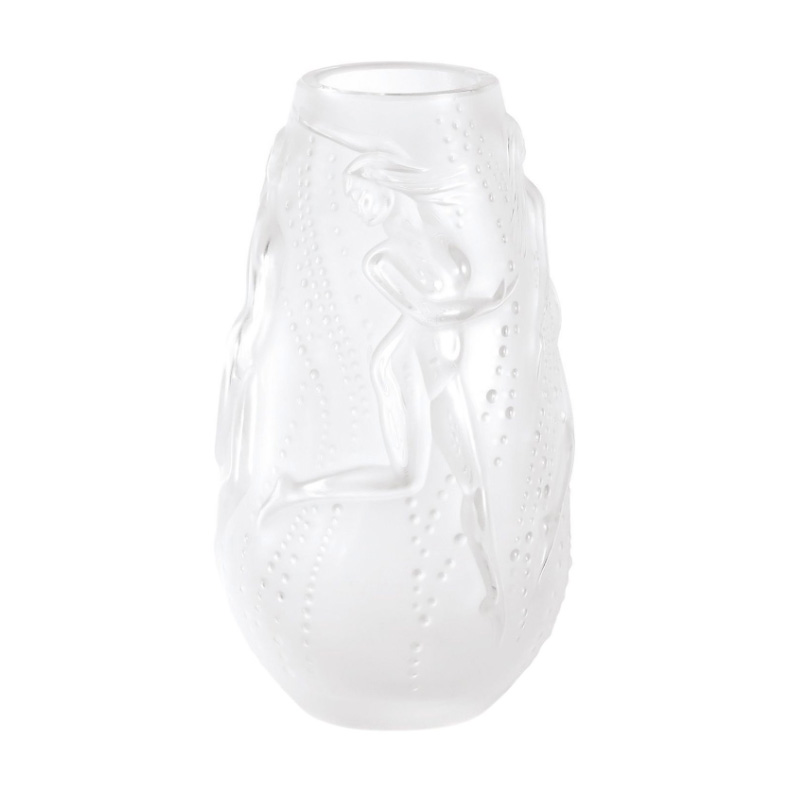 Прозрачная ваза с танцующей нимфой Lalique