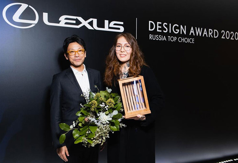 Первое место Lexus Design Award Russia Тор Choice 2020 Буляш Тодаева