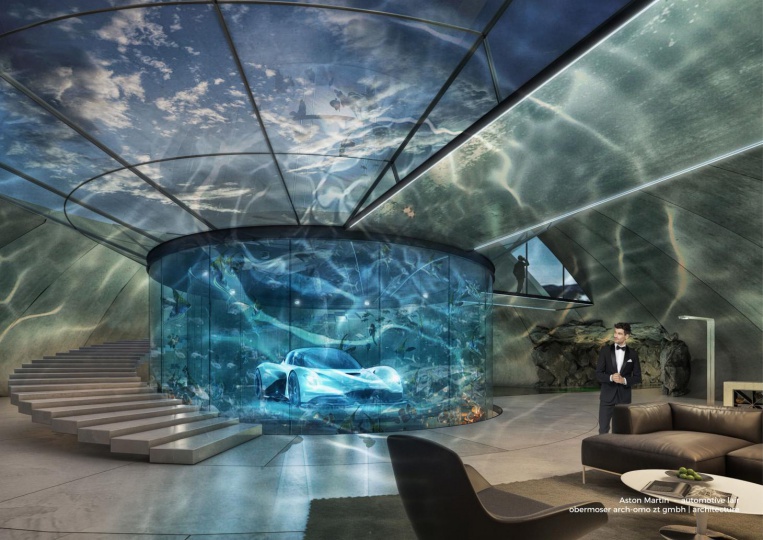 Aston Martin и Superfuturedesign разрабатывают гаражи будущего