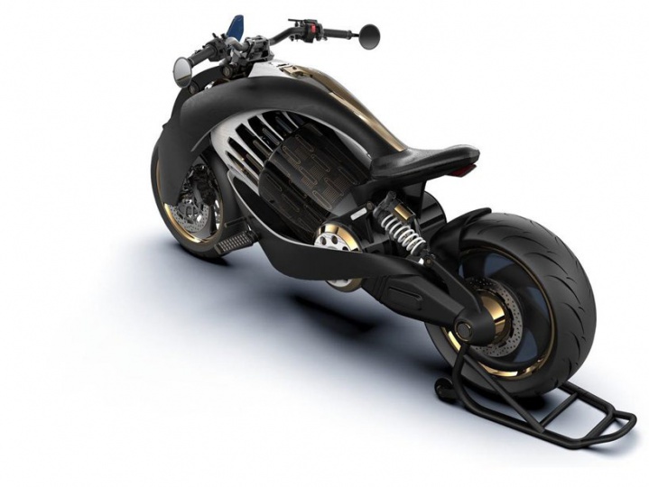 Newron Motors представляет деревянный электрический мотоцикл EV-1