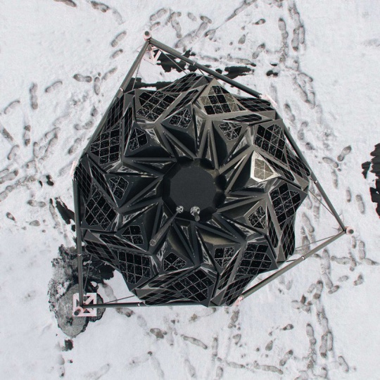 SAGA создала капсулу для жизни на Луне в стиле оригами