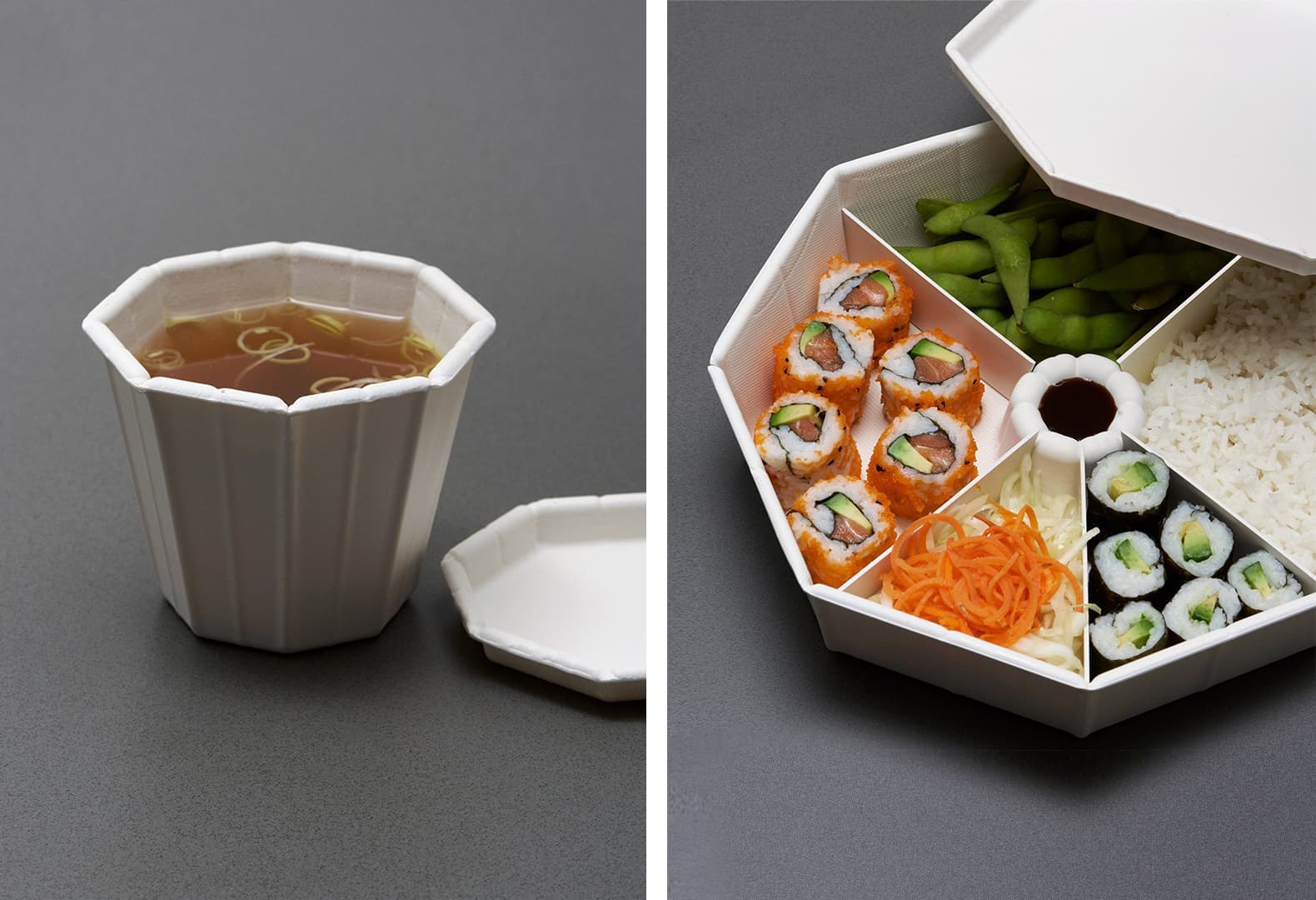 Бэнто-бокс из целлюлозы