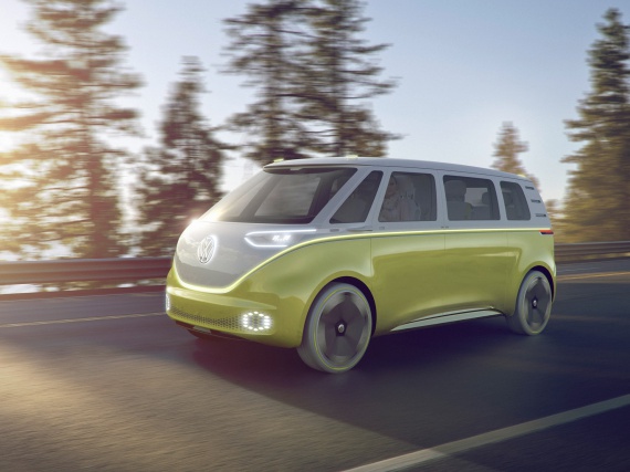Volkswagen представил электрический беспилотный микроавтобус